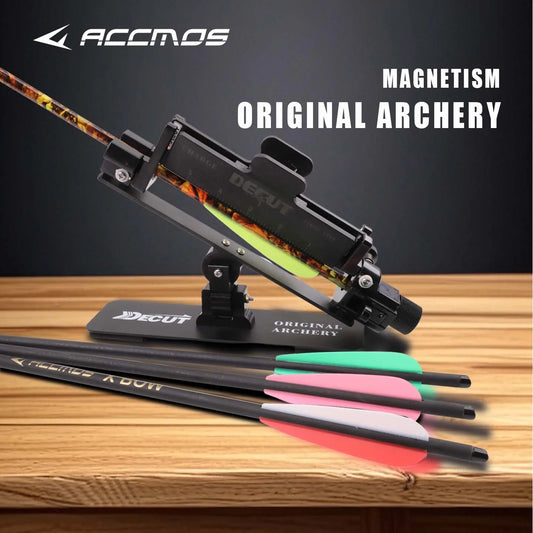 Die-cut Fletching Jig 90°/120° Adjustable Stick Bonding Vanes Tool