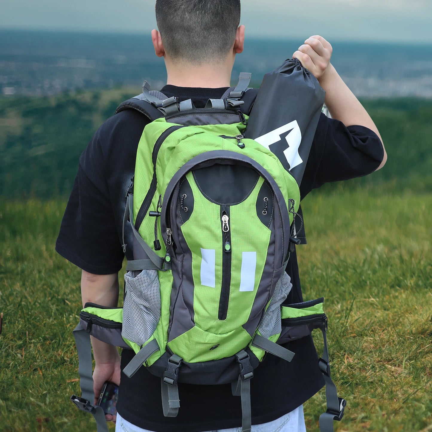 Portable Camping Side Table, Ultralight Aluminum with Carry Bag