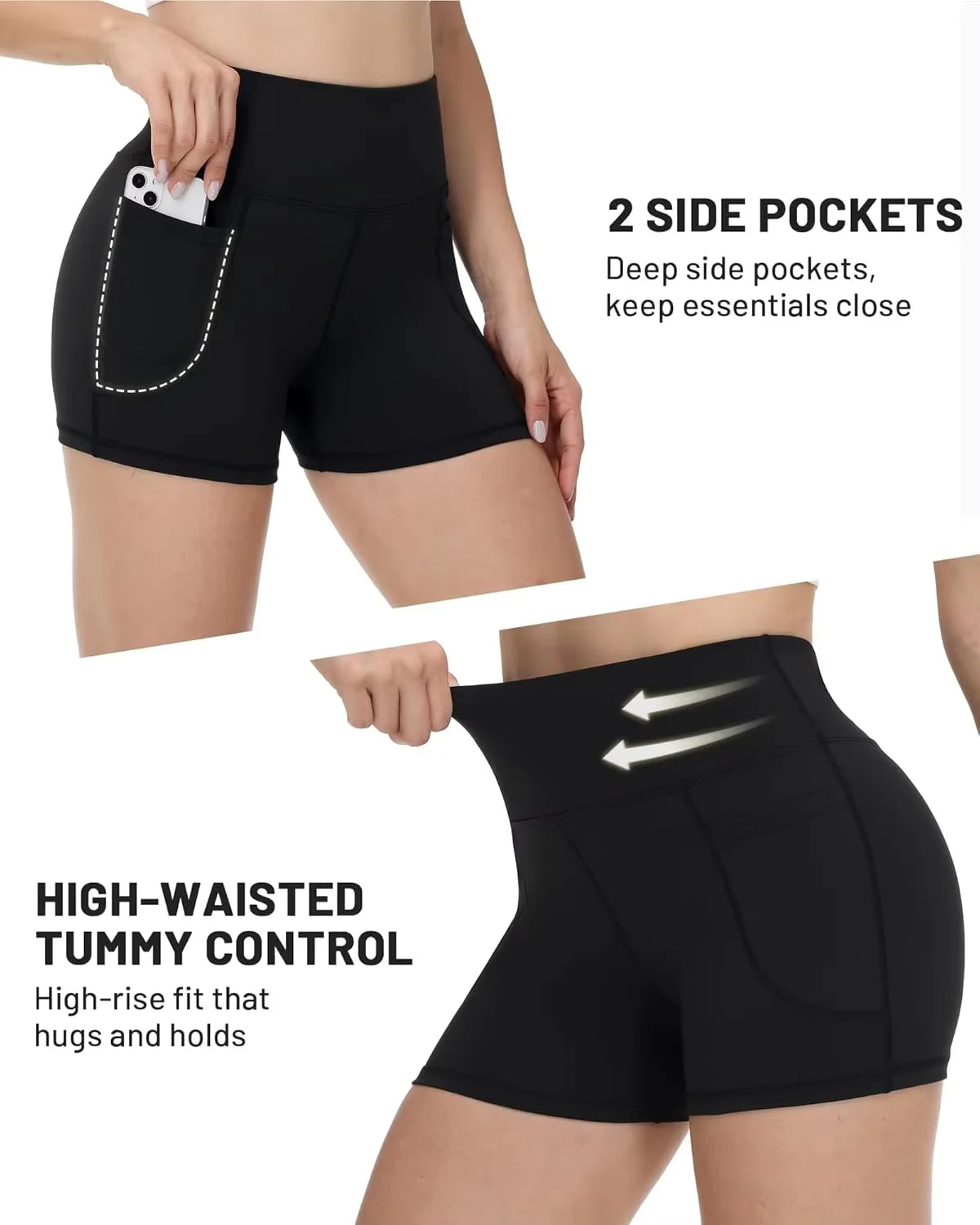 Women's, Three-Quarter Pants, Cycling, Fitness Shorts