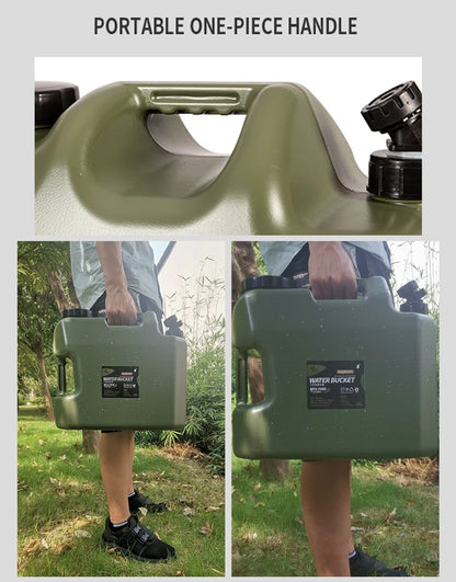 Desert Fox 10L/12L/18L/25L Large Green Water Tank
