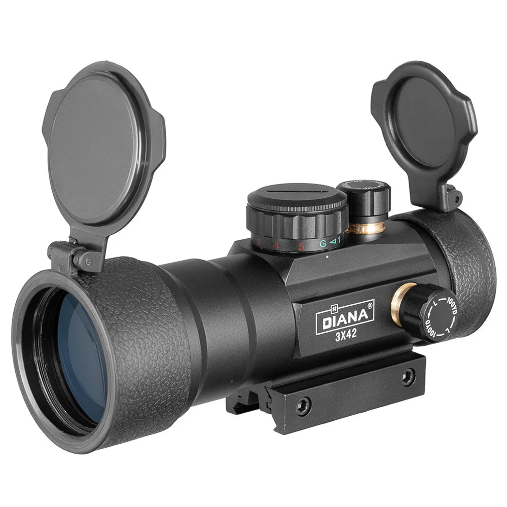 Red Dot 1X40, 2X40, 3X42 or 3X44 Optics Riflescope