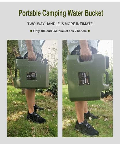 Desert Fox 10L/12L/18L/25L Large Green Water Tank