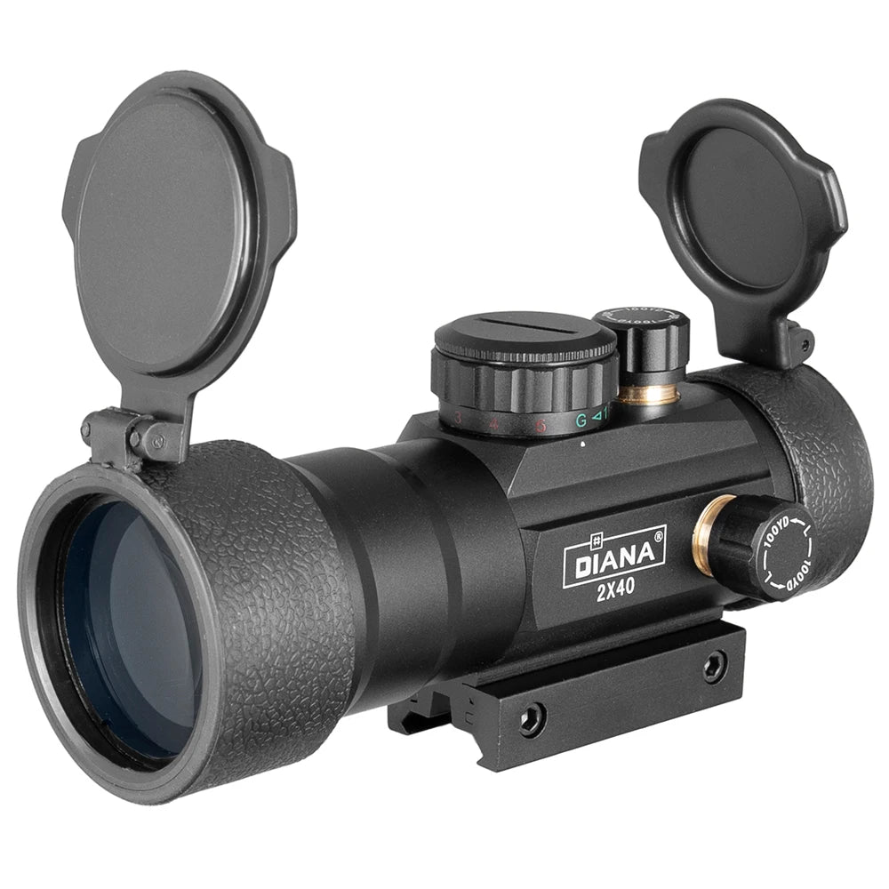 Red Dot 1X40, 2X40, 3X42 or 3X44 Optics Riflescope