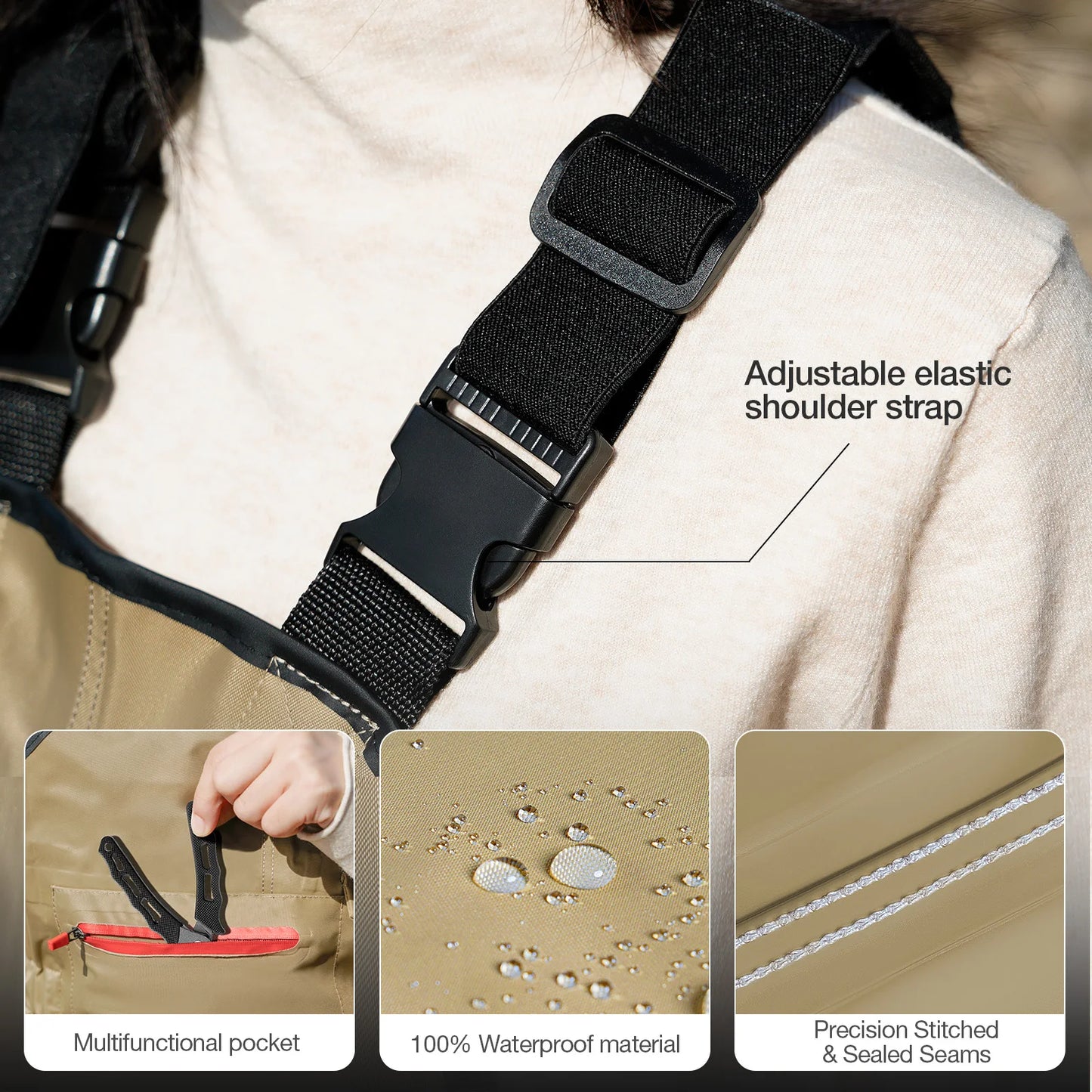 Chest Waders Waterproof Youth Waders for Hunting/Fishing