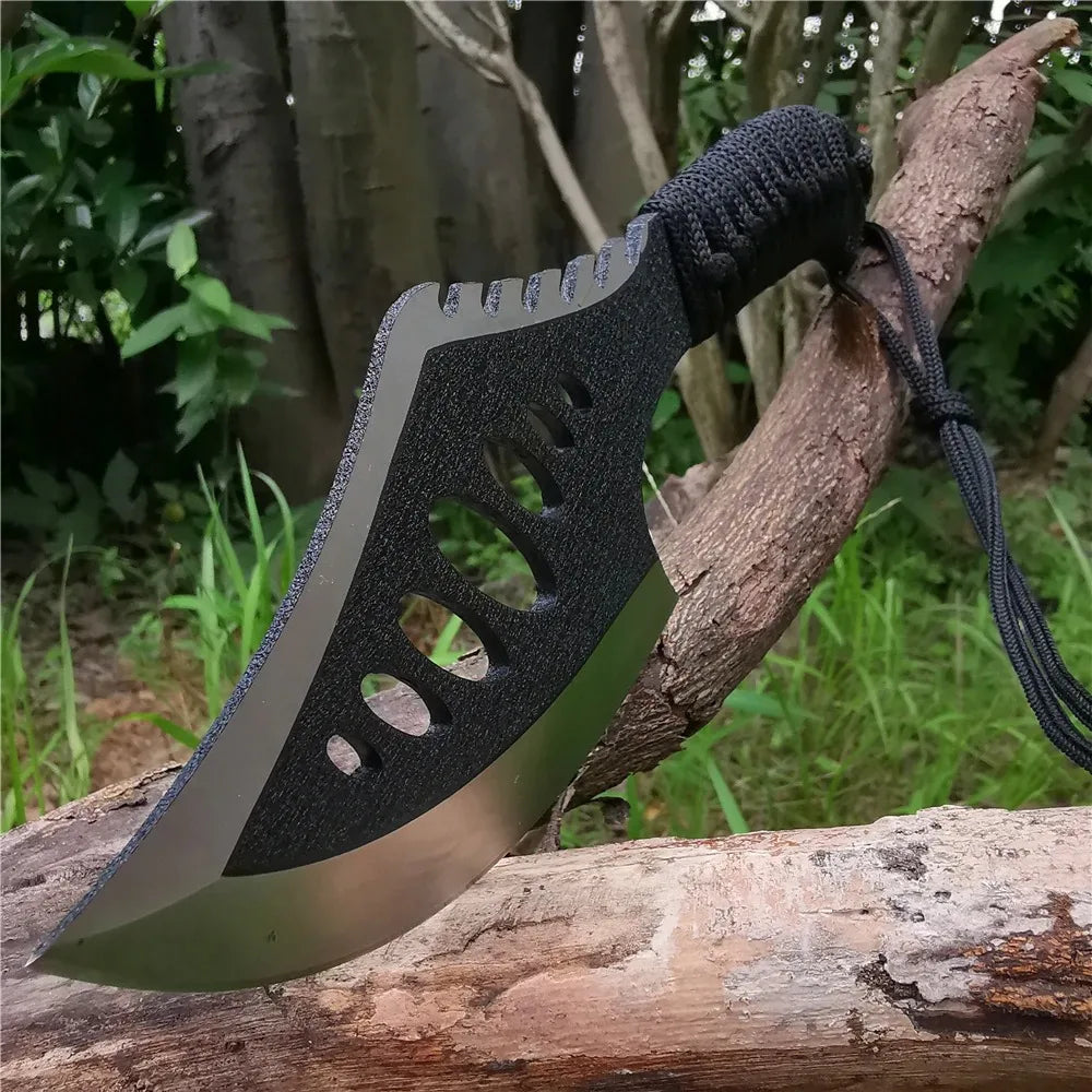Portable Outdoor Jungle Camping Axe & Knife - Non-Slip Handle