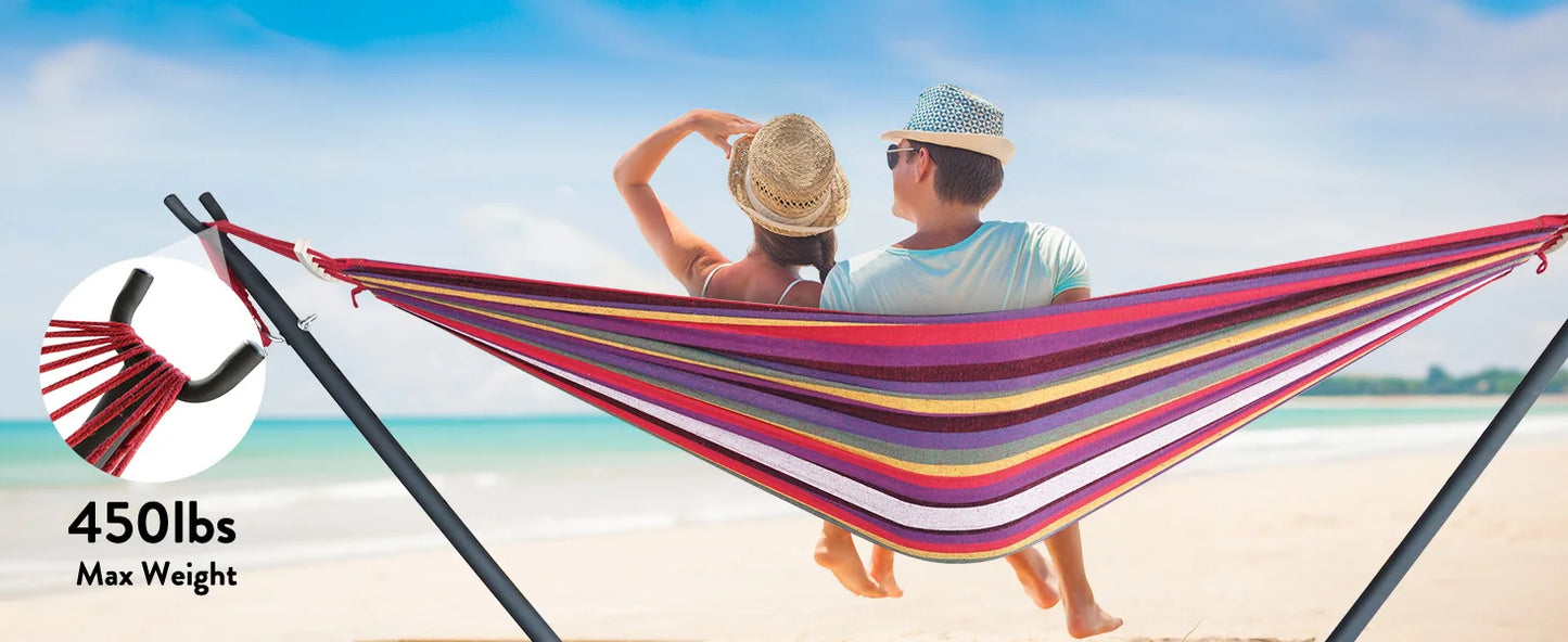 600lb Capacity Stylish Hammock Bed with Storage Bag