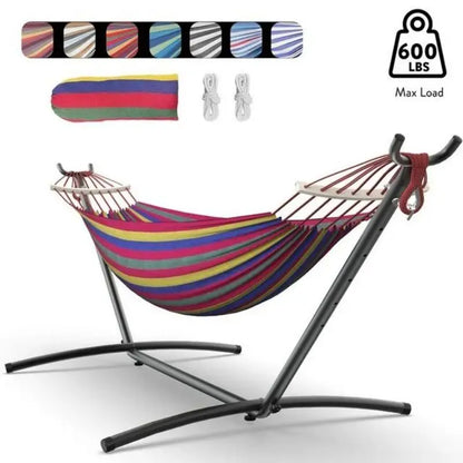 600lb Capacity Stylish Hammock Bed with Storage Bag
