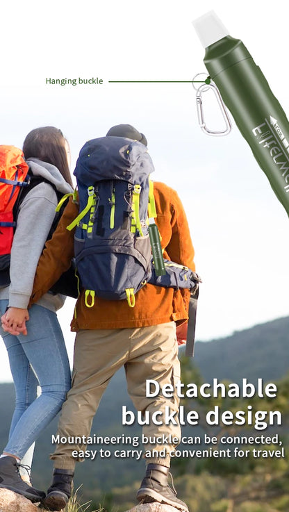 Water Filter Straw Purifier Personal Outdoor Survival Hiking