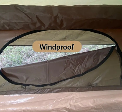 Family Outdoor Thickened Rainproof Overnight Inflatable Spacious Tent