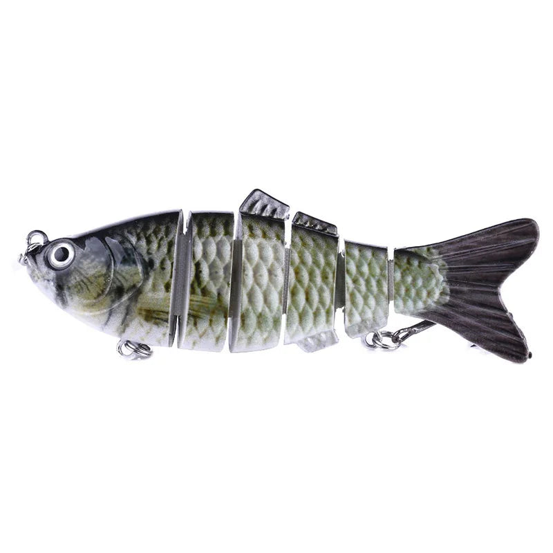 5pcs Bionic Lures random color Realistic fish shape.