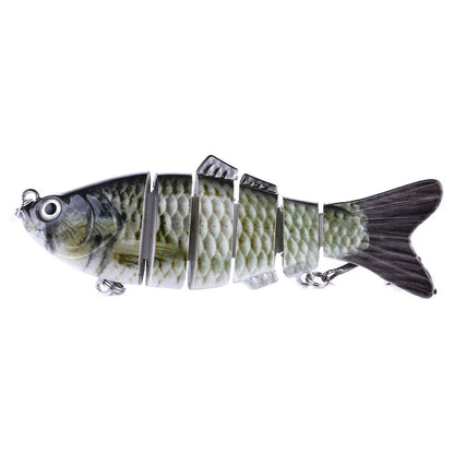 5pcs Bionic Lures random color Realistic fish shape.