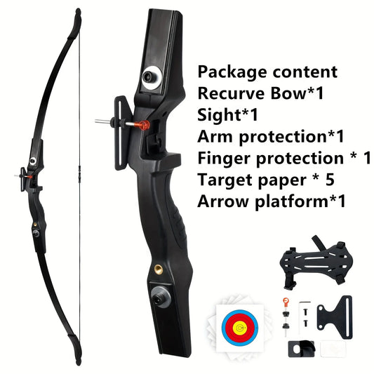 30lbs Recurve Archery Bow Set for Adults/Teenagers