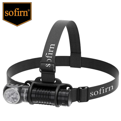 Headlamp 4000lm USB C Rechargeable with SST20 LED Flashlight