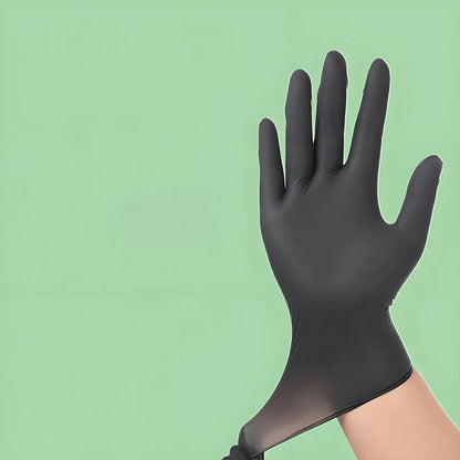 Heavy Duty Black Nitrile Gloves 100PCS,