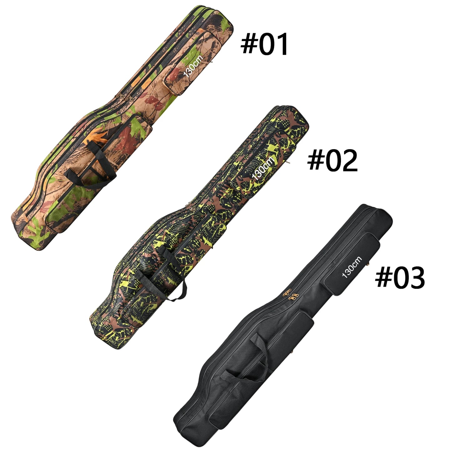 Fishing Pole Storage Bag Waterproof Oxford Fishing Reel Tackle Storage Bag Case Large Capacity for Men Travel Gift