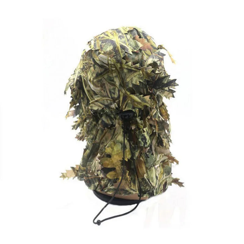 Leafy Hat 3D Full Face Mask Camo Hunting Accessories