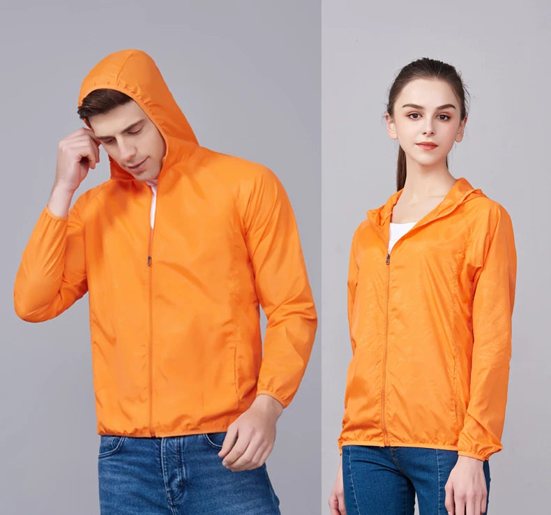 Men/Women Waterproof Hiking Jackets Sun Protection