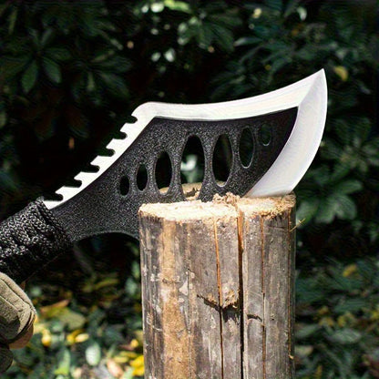 Portable Outdoor Jungle Camping Axe & Knife - Non-Slip Handle