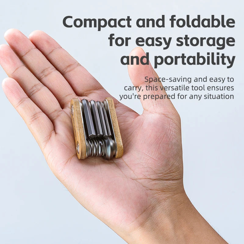 ROCKBROS Portable 8 in 1 Bicycle Repair Tool Bike Bicycle Screwdriver Repair Cycling Tool Mountain Bike Wrench Multi Tools