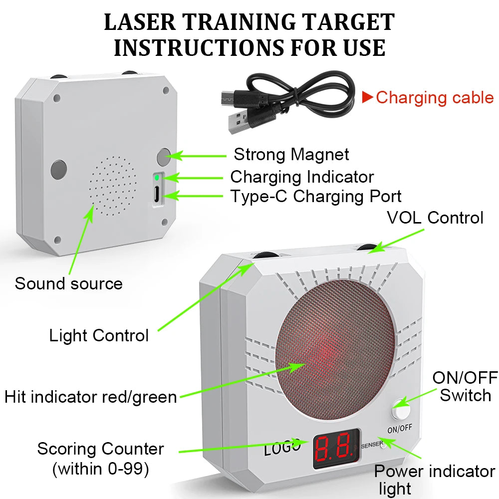 Infrared Induction Electronic Scoring Laser Target