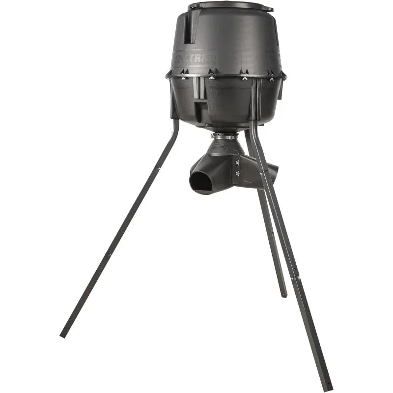 Gravity Feeder Tripod Protein Pellet Ready for Game Management