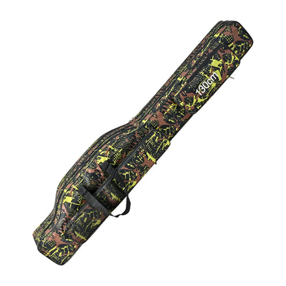 Fishing Pole Storage Bag Waterproof Oxford Fishing Reel Tackle Storage Bag Case Large Capacity for Men Travel Gift