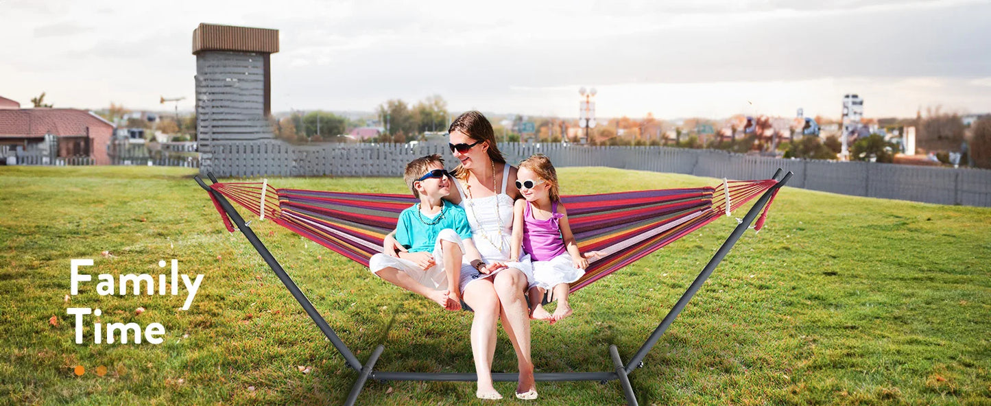 600lb Capacity Stylish Hammock Bed with Storage Bag
