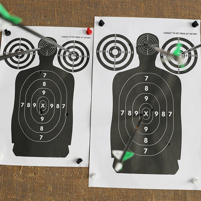 5/10/20pcs Human Body Shape Targets