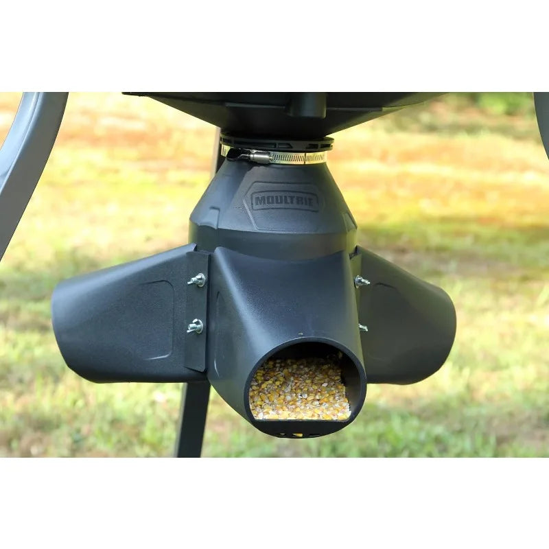 Gravity Feeder Tripod Protein Pellet Ready for Game Management