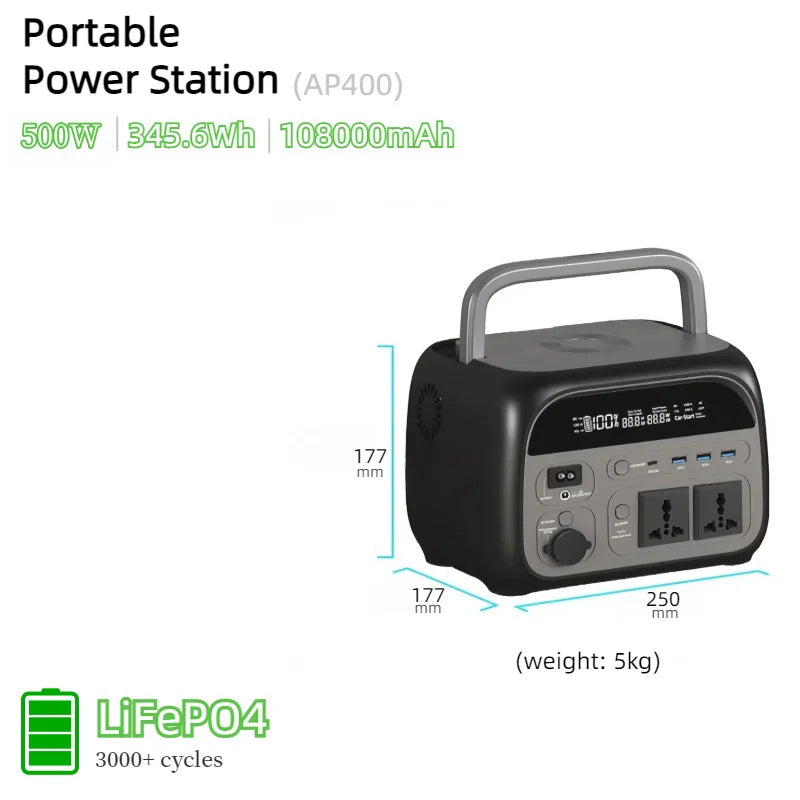 Outdoor Generators- 200W, 500W, 1000W, 1800W, 2400W, 2600W