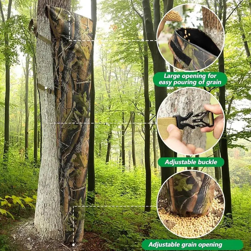 Camouflage Game Feeder with Strap