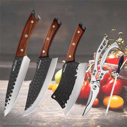 1-11PCS High Carbon Steel Professional Chef Knife Set