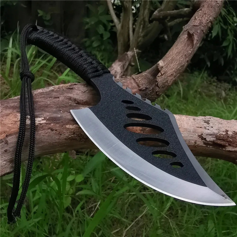 Portable Outdoor Jungle Camping Axe & Knife - Non-Slip Handle