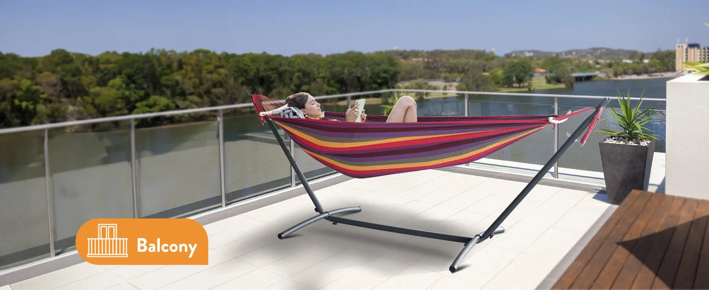 600lb Capacity Stylish Hammock Bed with Storage Bag