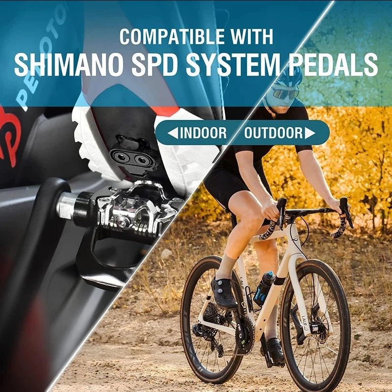 Men's Cycling Shoes Peloton Compatible Indoor Bicycle Pedals