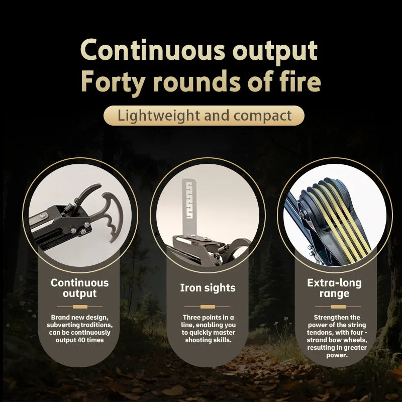 Beginner-level outdoor bow, with ergonomic grip design