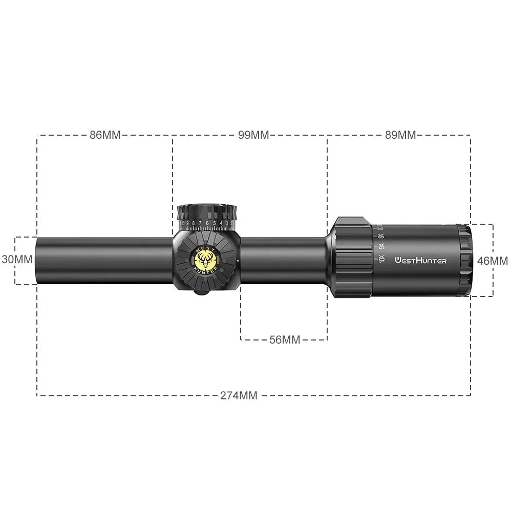HD GEN2 1-10X24 IR Compact Hunting Scope