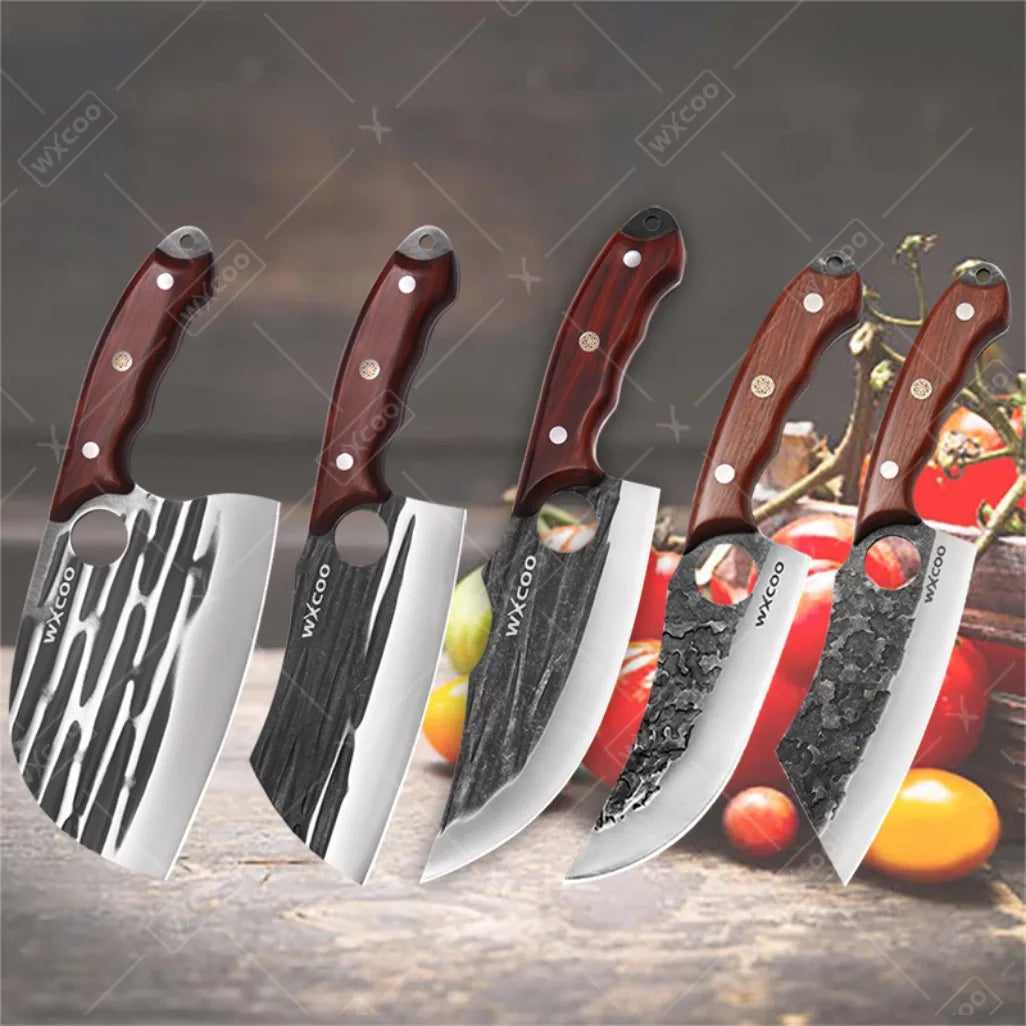 1-11PCS High Carbon Steel Professional Chef Knife Set