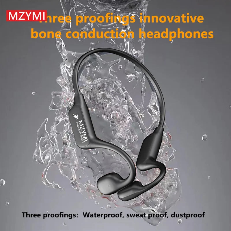 Wireless Earphones Bone Conduction Sports Waterproof Headset Noise Reduction