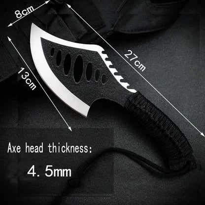 Portable Outdoor Jungle Camping Axe & Knife - Non-Slip Handle