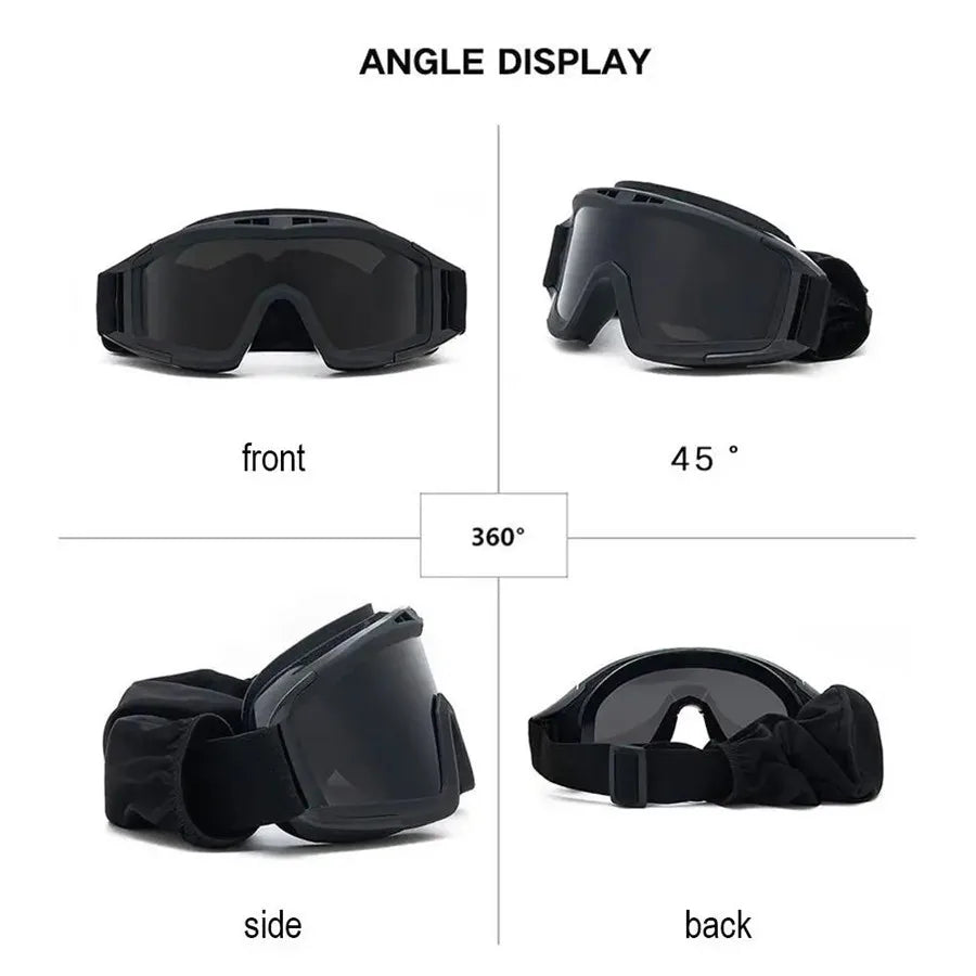 Explosion Proof Shooting Anti-Impact Hunting Goggles Glasses