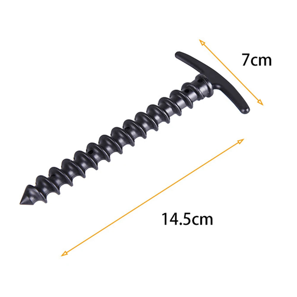 10pcs/set Windproof Camping Screw Stakes