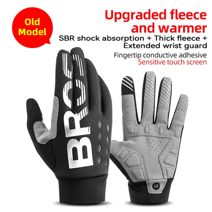 Full-Finger Touchscreen-Compatible Cycling Gloves Men/Women
