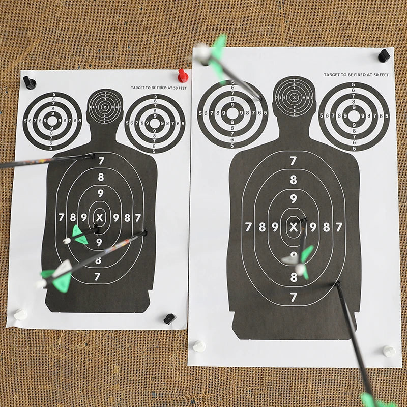 5/10/20pcs Human Body Shape Targets