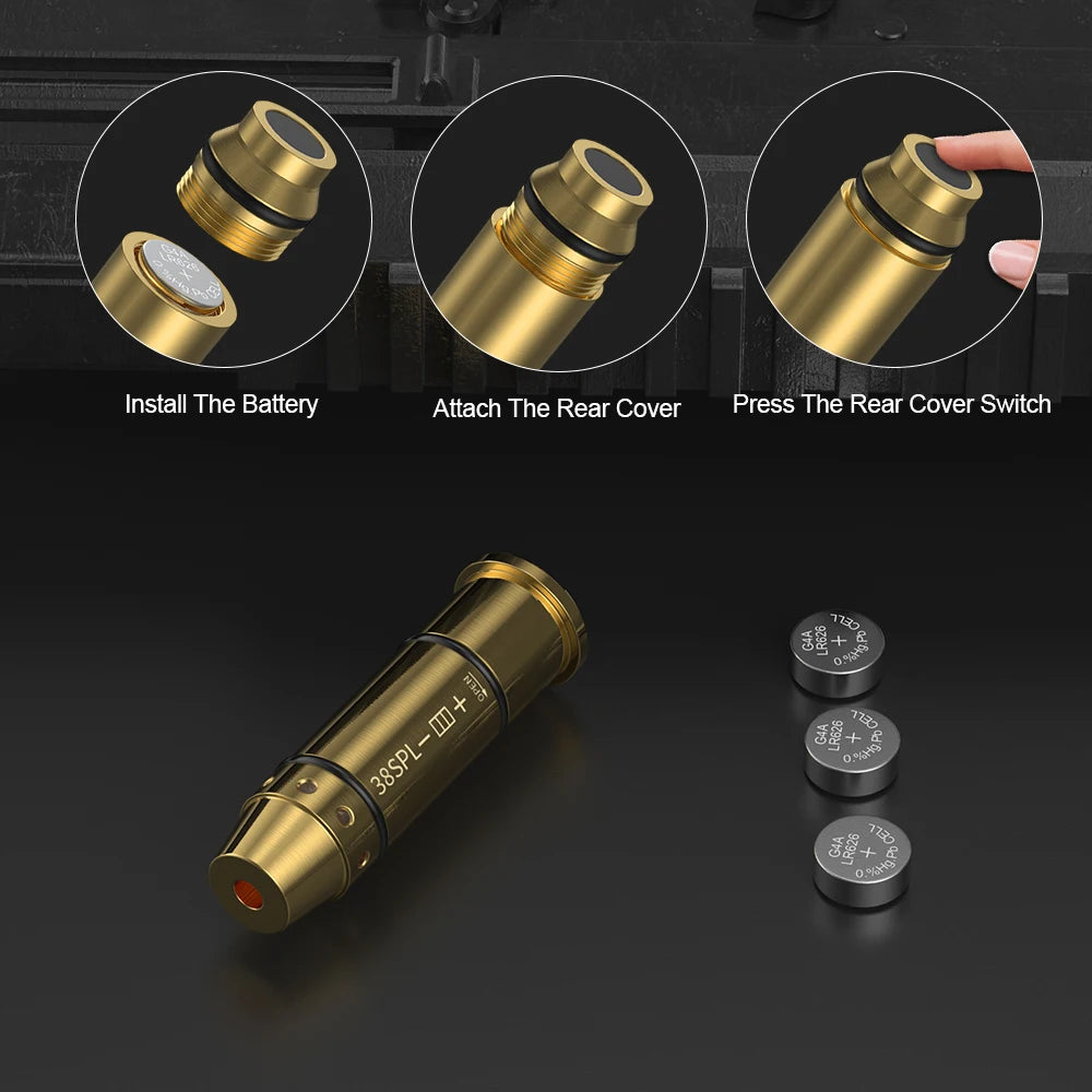 38SPL red dot laser training equipment with dry powder