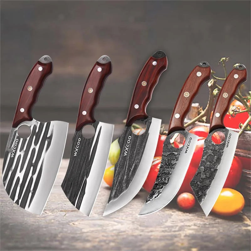 1-11PCS High Carbon Steel Professional Chef Knife Set