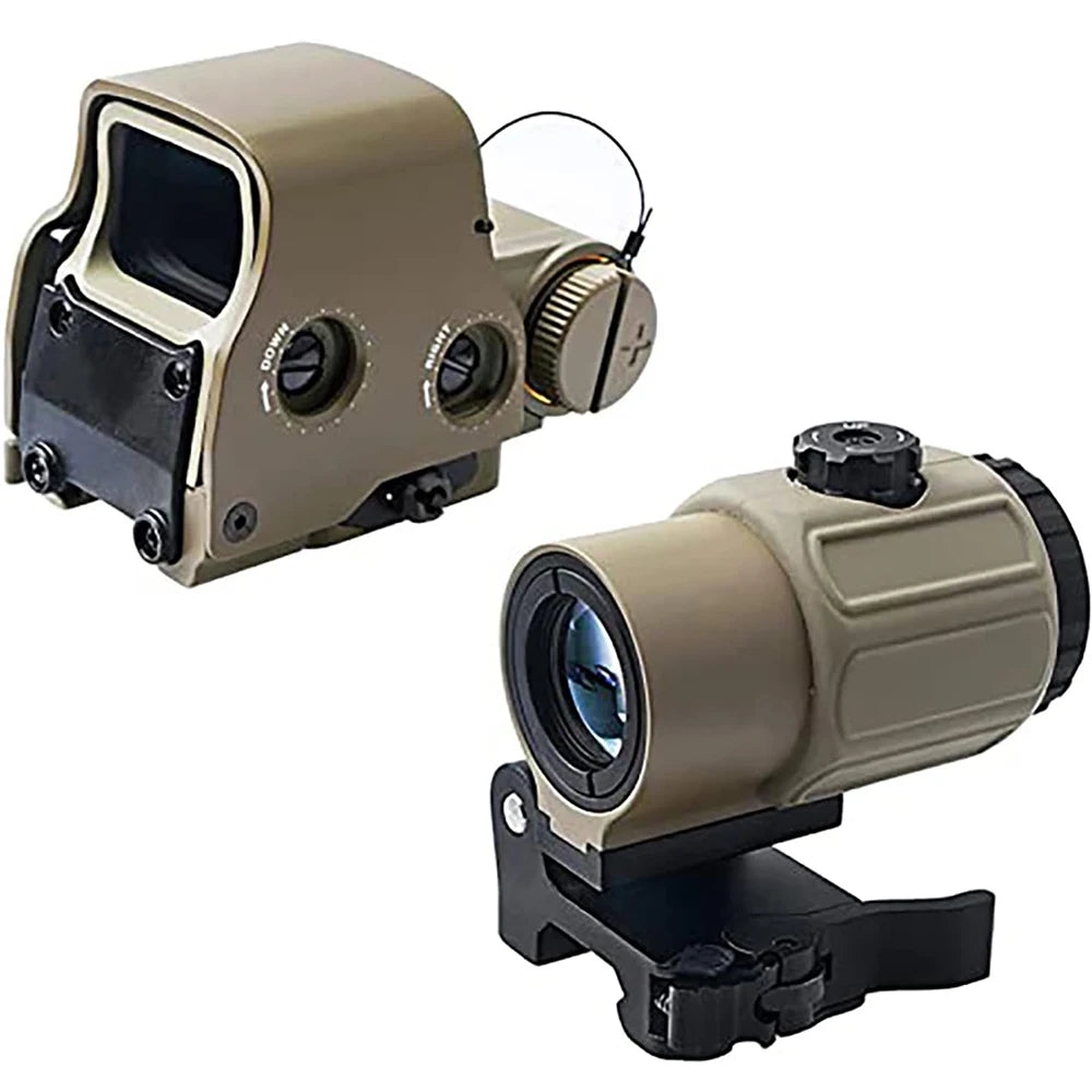 Red Dot Sight & Magnifier W/20mm Rail Mount