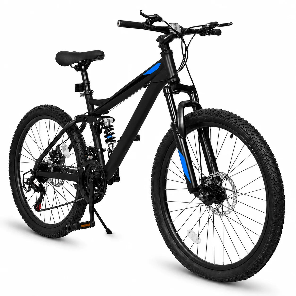 24/26/27.5 Inch Full Suspension Mountain Bike 21-Speed.