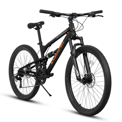 Mountain Bike 26" Dual Full Suspension 21-Speed Disc Brakes