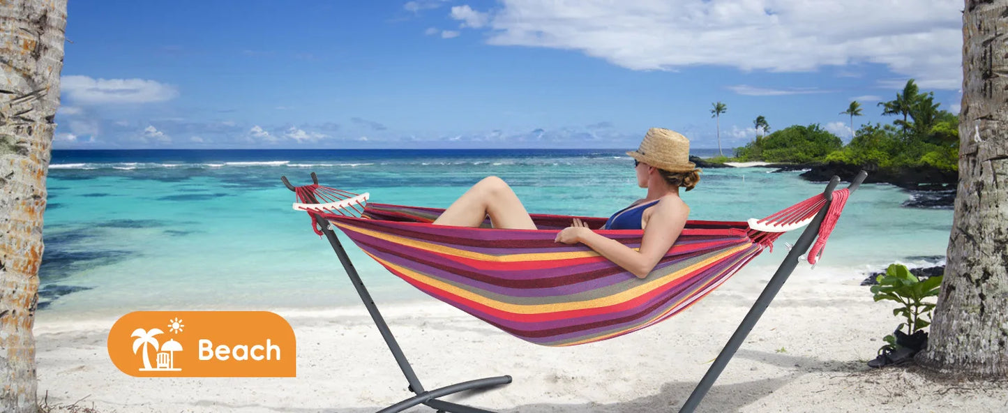 600lb Capacity Stylish Hammock Bed with Storage Bag